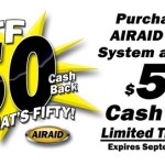 Get $50 Cash Back On AirAid Cold Air Intakes